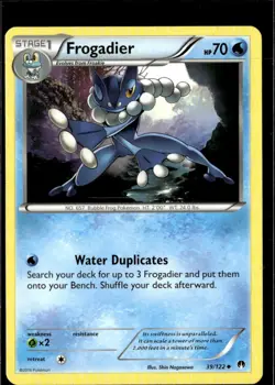 Pokemon Frogadier 39/122 BREAKpoint Non Holo Uncommon LP - Image 1