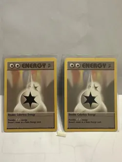 Pokemon TCG 4X Double Colorless Energy Uncommon Base Set 2 124/130 MP - Image 2