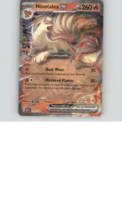 Ninetales ex 038/165 Double Rare 151 Pokemon Holo Near Mint - Image 1