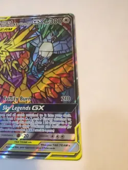 2019 Pokemon Promo - Moltres & Zapdos & Articuno GX SM210 - Image 3