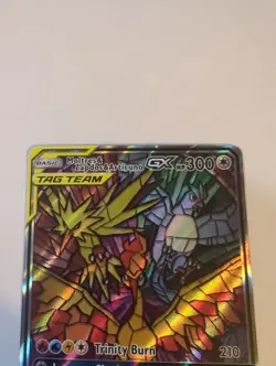 2019 Pokemon Promo - Moltres & Zapdos & Articuno GX SM210 - Image 4