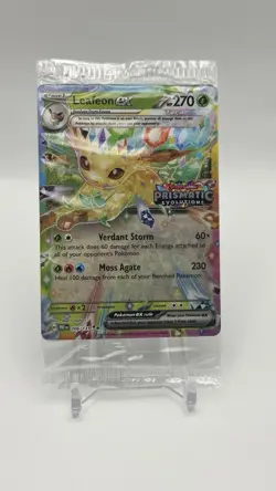 Leafeon ex 006/131 Prismatic Evolutions SEALED Promo | Pokemon TCG Surprise Box - Image 1