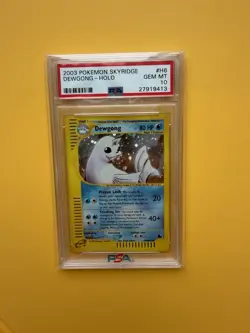 Nintendo 2003 Pokemon Skyridge Dewgong Holo Rare H6/H32 PSA 10 Graded - Image 1