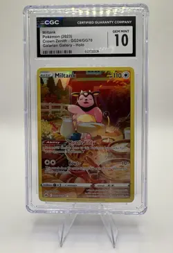 Pokemon Miltank holo #GG24/GG70 Crown Zenith Gallarian Gallery 2023 - CGC 10 - Image 1