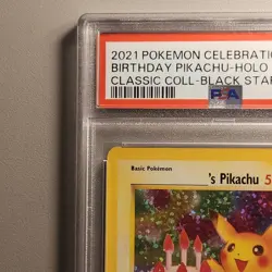 2021 Pokemon Celebrations Birthday Pikachu PSA 10 - Image 5