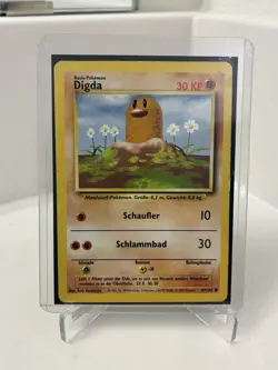 Pokemon GERMAN Base Set Digda (Diglett) 47/102 Common FREE SHIPPING - Image 1