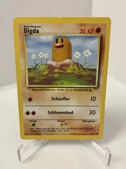 Pokemon GERMAN Base Set Digda (Diglett) 47/102 Common FREE SHIPPING - Image 2