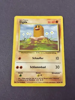 Pokemon GERMAN Base Set Digda (Diglett) 47/102 Common FREE SHIPPING - Image 4