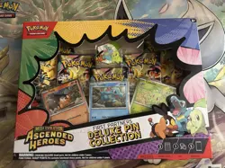 Pokemon TCG Mega Evolution Ascended Heroes First Partners Deluxe Pin, 5 Promo - Image 1