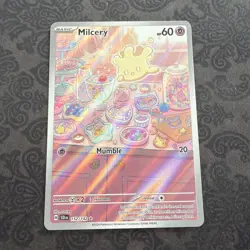 Pokemon TCG Milcery #152/142 Stellar Crown Illustration - Image 1