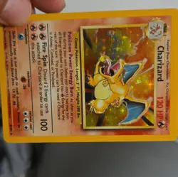 Charizard Base Set 4/102 Holo Rare 120 HP Stage 2 English 1999 Arita - Image 1
