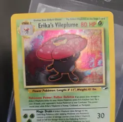 Erika's Vileplume 5/132 Gym Heroes Holo vintage Pokemon - Image 2
