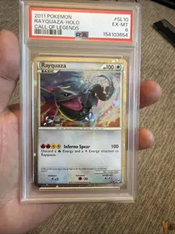 2011 POKEMON CALL OF LEGENDS #SL10 RAYQUAZA-HOLO PSA 6 - Image 4