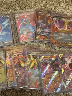 Pokemon Card Lot Of 39 Cards, Ex’s, Trainers, And V Max’s - Image 3