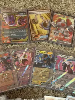 Pokemon Card Lot Of 39 Cards, Ex’s, Trainers, And V Max’s - Image 4