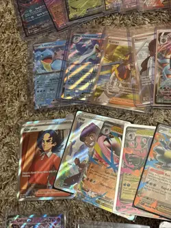Pokemon Card Lot Of 39 Cards, Ex’s, Trainers, And V Max’s - Image 5