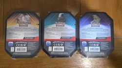 Pokemon TCG Triple Header Tin Lot of 3 Slaking Darkrai Tyranitar English - Image 2