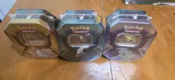 Pokemon TCG Triple Header Tin Lot of 3 Slaking Darkrai Tyranitar English - Image 3