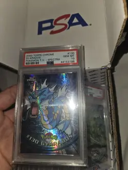 Gyarados Spectra PSA 10 Pokemon Topps Chrome POP 20 - Image 1