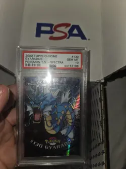 Gyarados Spectra PSA 10 Pokemon Topps Chrome POP 20 - Image 2