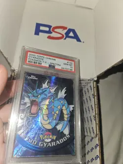 Gyarados Spectra PSA 10 Pokemon Topps Chrome POP 20 - Image 3