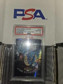 Gyarados Spectra PSA 10 Pokemon Topps Chrome POP 20 - Image 5