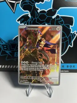Pokemon TCG Zamazenta 201/182 - Destined Rivals Illustration Rare- Near Mint - Image 1