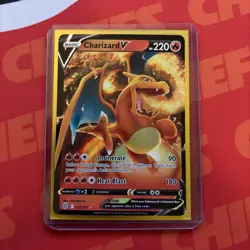 Charizard V 017/172 Holo V Rare Brilliant Stars Pokemon Near Mint NM SHIPS FAST! - Image 1