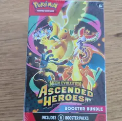 Pokemon TCG Mega Evolution Ascended Heroes Booster Bundle 6 Packs English 2024 - Image 1