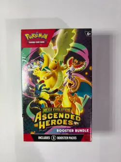 Pokemon TCG: Mega Evolution Ascended Heroes Booster Bundle (6 Booster Packs) - Image 1