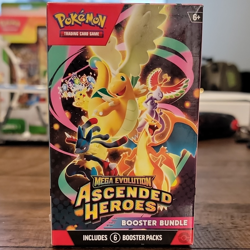 Pokemon TCG Mega Evolution—Ascended Heroes Booster Bundle 6 Packs - Image 1