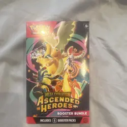 Pokemon TCG Mega Evolution Ascended Heroes Booster Bundle 6 Packs Age 6+ - Image 1