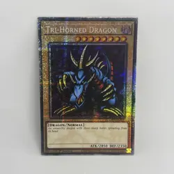 Tri-Horned Dragon 1st Edition Starlight Rare RA05-EN001 Yu-Gi-Oh! - Image 1