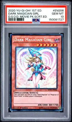 2020 1ST EDITION #ENS56 DARK MAGICIAN GIRL PSA 10 - Image 1