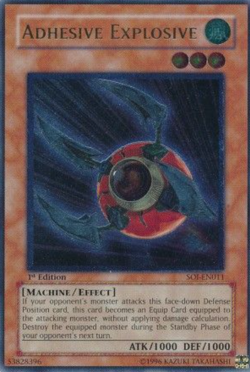 1X LP Ultimate Rare - Adhesive Explosive - SOI-EN011 1st Edition - Yugioh - Image 1