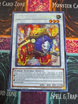 Yu-Gi-Oh! TCG Oboro-Guruma, the Wheeled Mayakashi HISU-EN032 Secret Rare 1st NM - Image 1