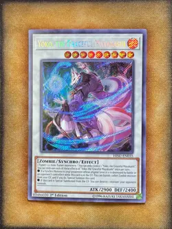 Yugioh Yoko, the Graceful Mayakashi HISU-EN035 Secret Rare 1st Ed NM - Image 1