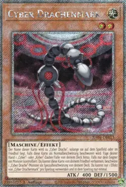 yugioh Cyber Drachenmark RA04-DE013 Platinum Secret Rare 1AUFLAGE DEUTSCH - Image 1