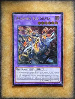 Yugioh Azamina Ilia Silvia OP28-EN003 Ultimate Rare NM - Image 1