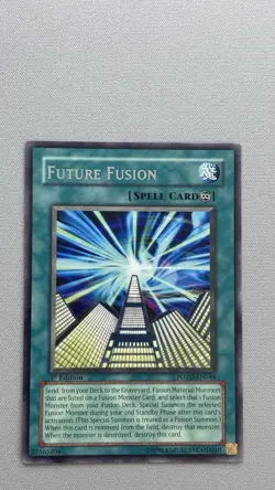 Yugioh - Future Fusion POTD-EN044 1st Edition Rare LP - Image 1