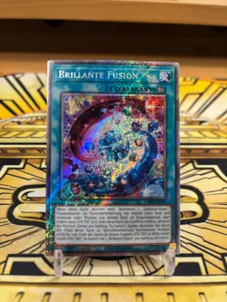 Yugioh Brillante Fusion RA04-DE254 Platinum Secret Rare - Image 1