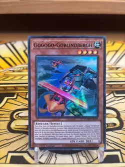 Yugioh Gogogo Goblindbergh DUAD-DE003 Super Rare - Image 1