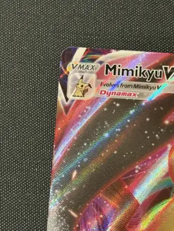 Pokemon Mimikyu VMAX 69/172 Brilliant Stars Ultra Rare NM - Image 2