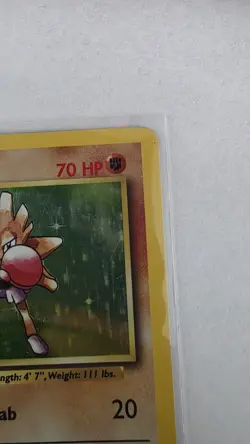 Hitmonchan Base Set Holo Rare 7/102 1999 English Pokemon TCG 70 HP - Image 3