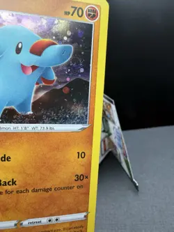 Pokemon TCG Sword & Shield Phanpy SWSH117 Black Star Promo Cosmos Holo SWIRL NM! - Image 2