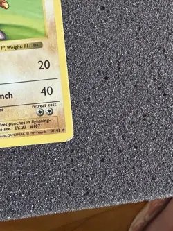 Wizards of the Coast Base Set 1999 Hitmonchan 7/102 Holo [SHADOWLESS] NM - Image 4