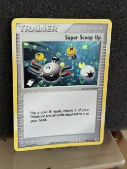 Nintendo FireRed & LeafGreen 2004 Super Scoop Up 99/112 Uncommon Reverse Holo - Image 3