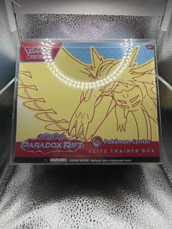 Pokemon TCG: Scarlet & Violet Paradox Rift Elite Trainer Box pokemon center 820650854163 - Image 1