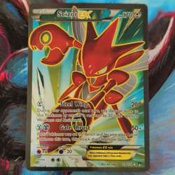 Nintendo Scizor EX 119/122 Breakpoint Ultra Rare Holo English 2016 170HP - Image 1