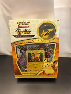Pokemon TCG Pikachu Shining Fates Pin Collection Box - Image 1